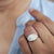 fingerprint oval ring | gift for mum for mother's day