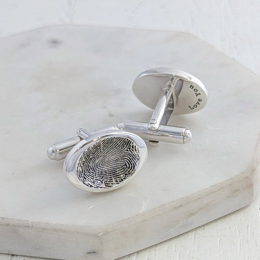 FINGERPRINT CUFFLINKS