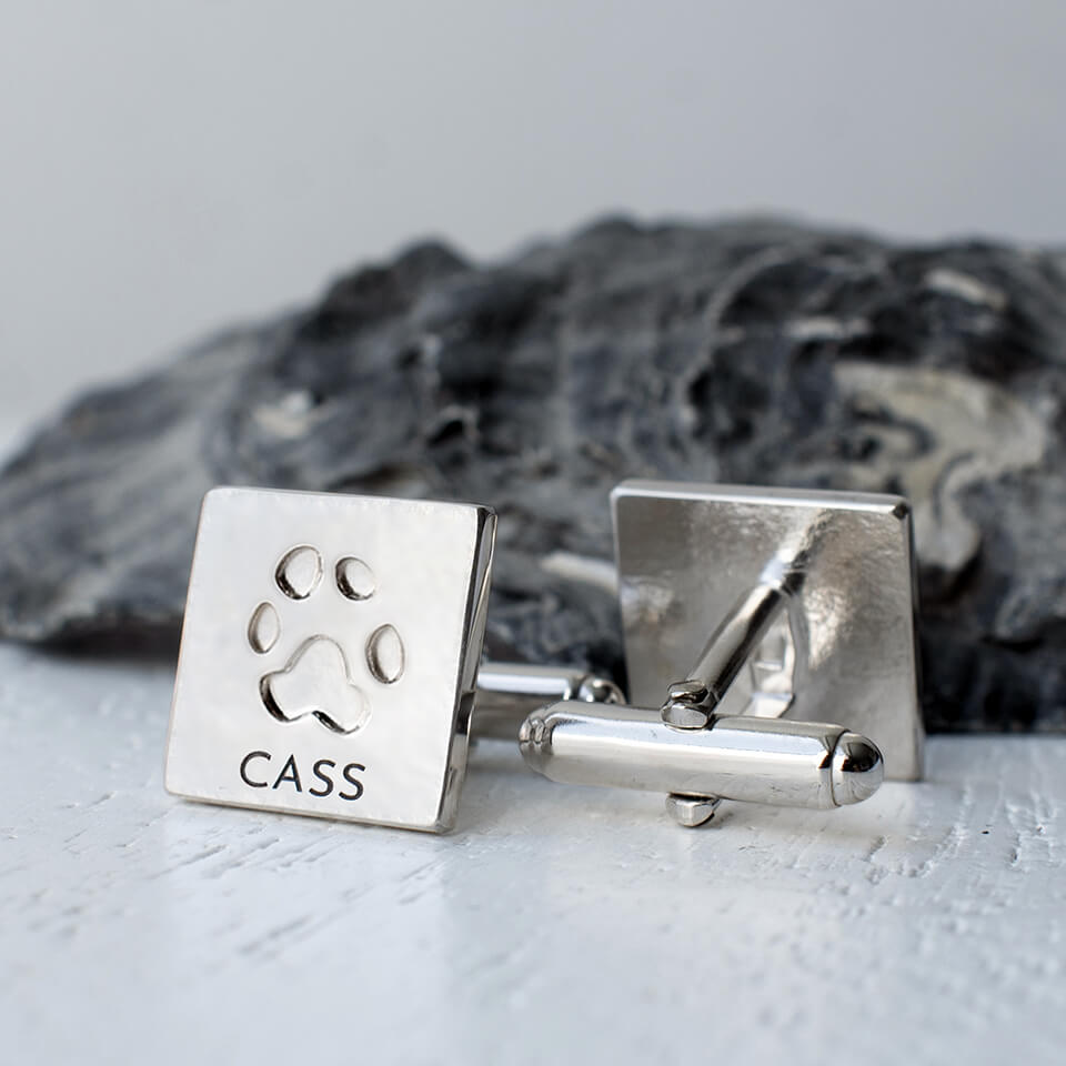 PAWPRINT CUFFLINKS