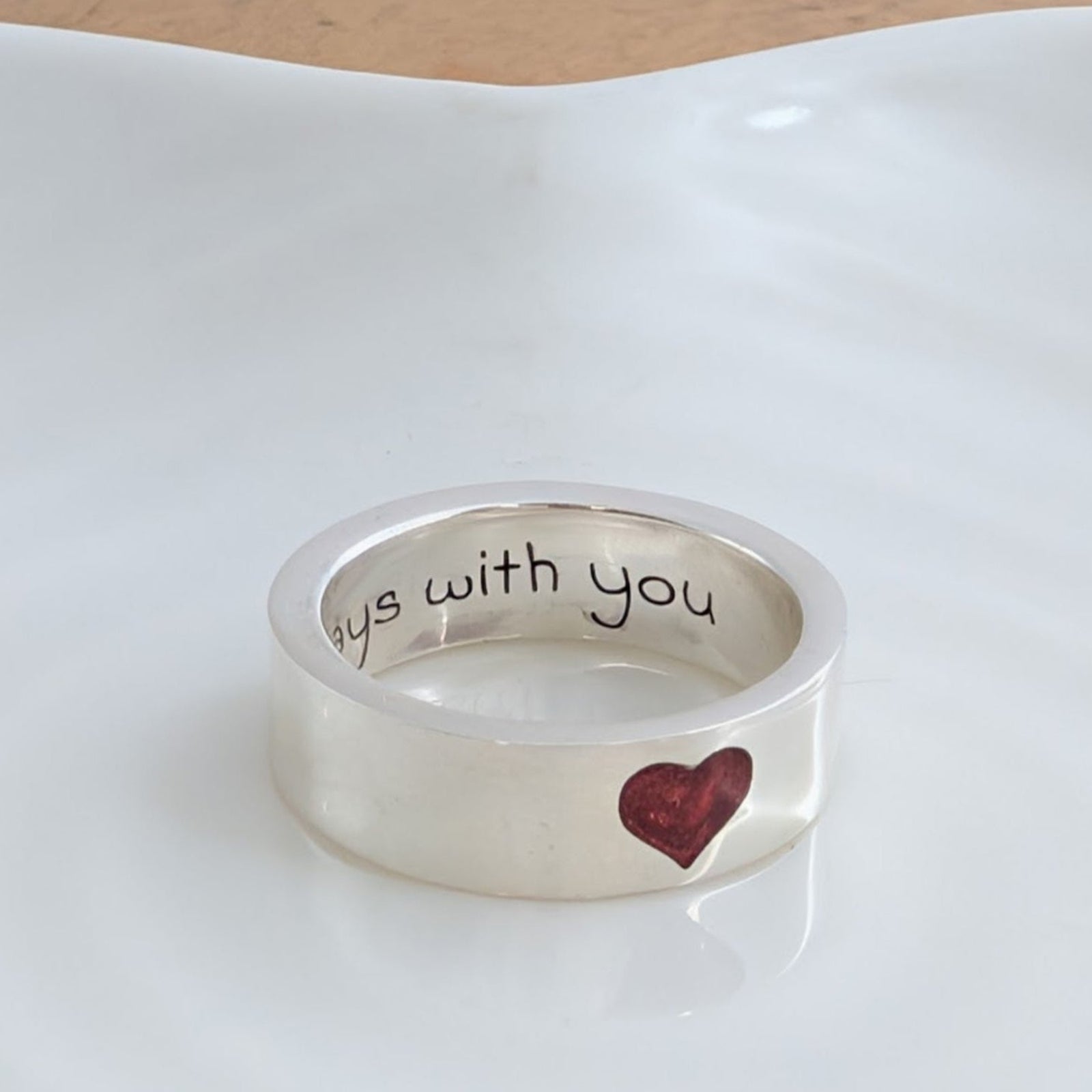 Bereavement Ring - Cremation ashes jewellery