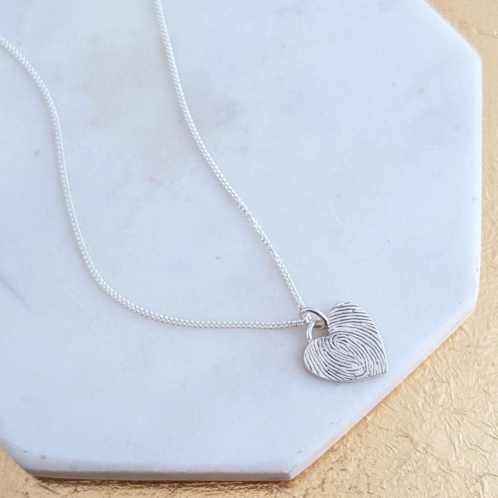 Silver Fingerprint keepsake Jewellery - affordable