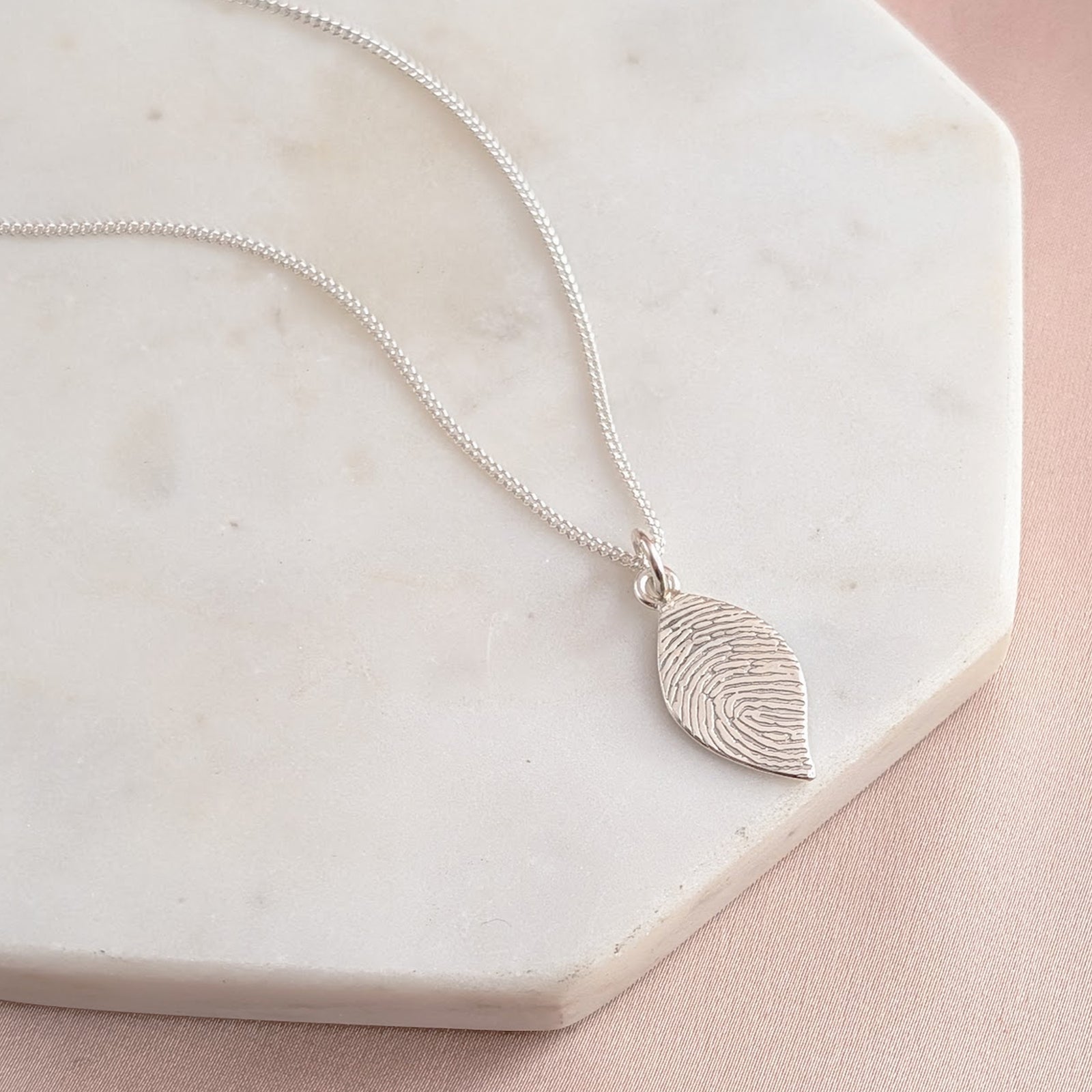 Memorial Fingerprint Jewellery - Nature inspired