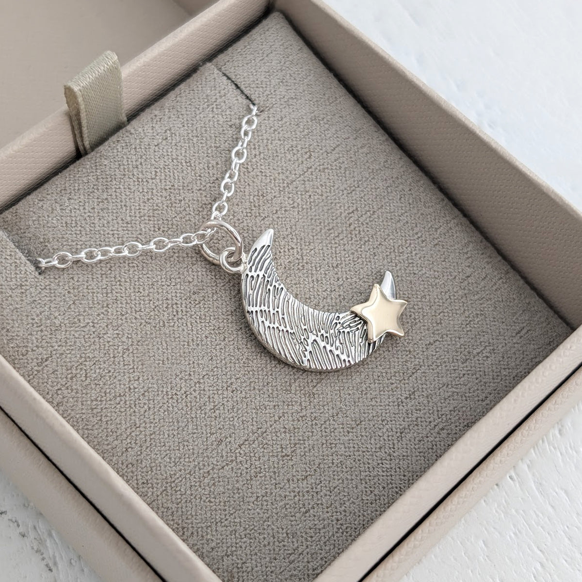 Memorial Jewellery - Moon and Stars