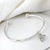 Personalised Silver Torque Bangle |  