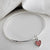 MEMORIAL ASHES HEART CHARM BANGLE