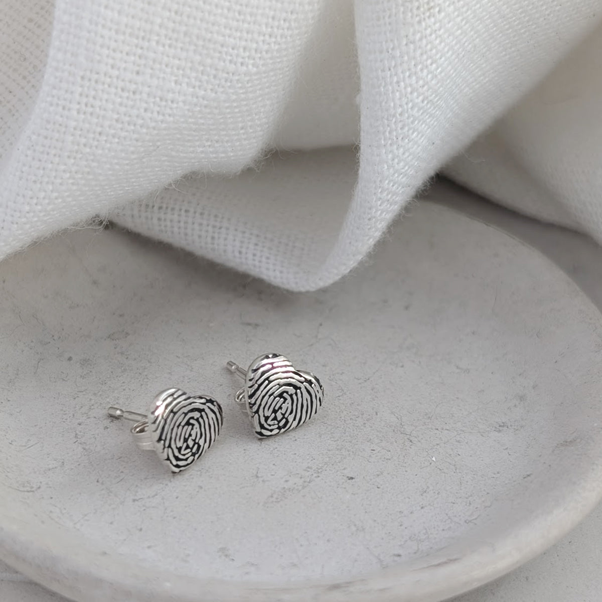 Personalised Fingerprint Earrings