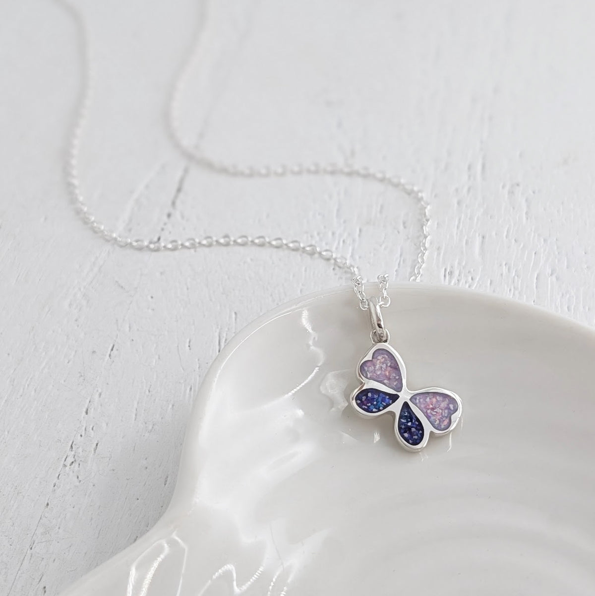 Bereavement Jewellery - Butterfly Necklace