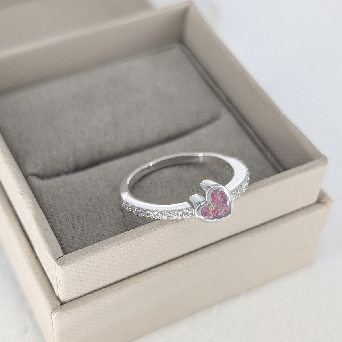 MEMORIAL ASHES 'ADORED' RING
