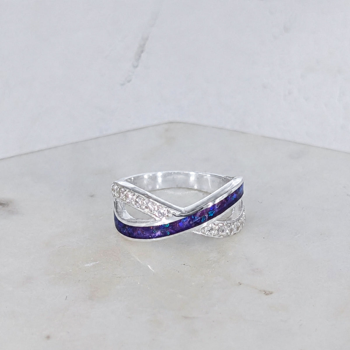MEMORIAL ASHES 'INFINITY' RING
