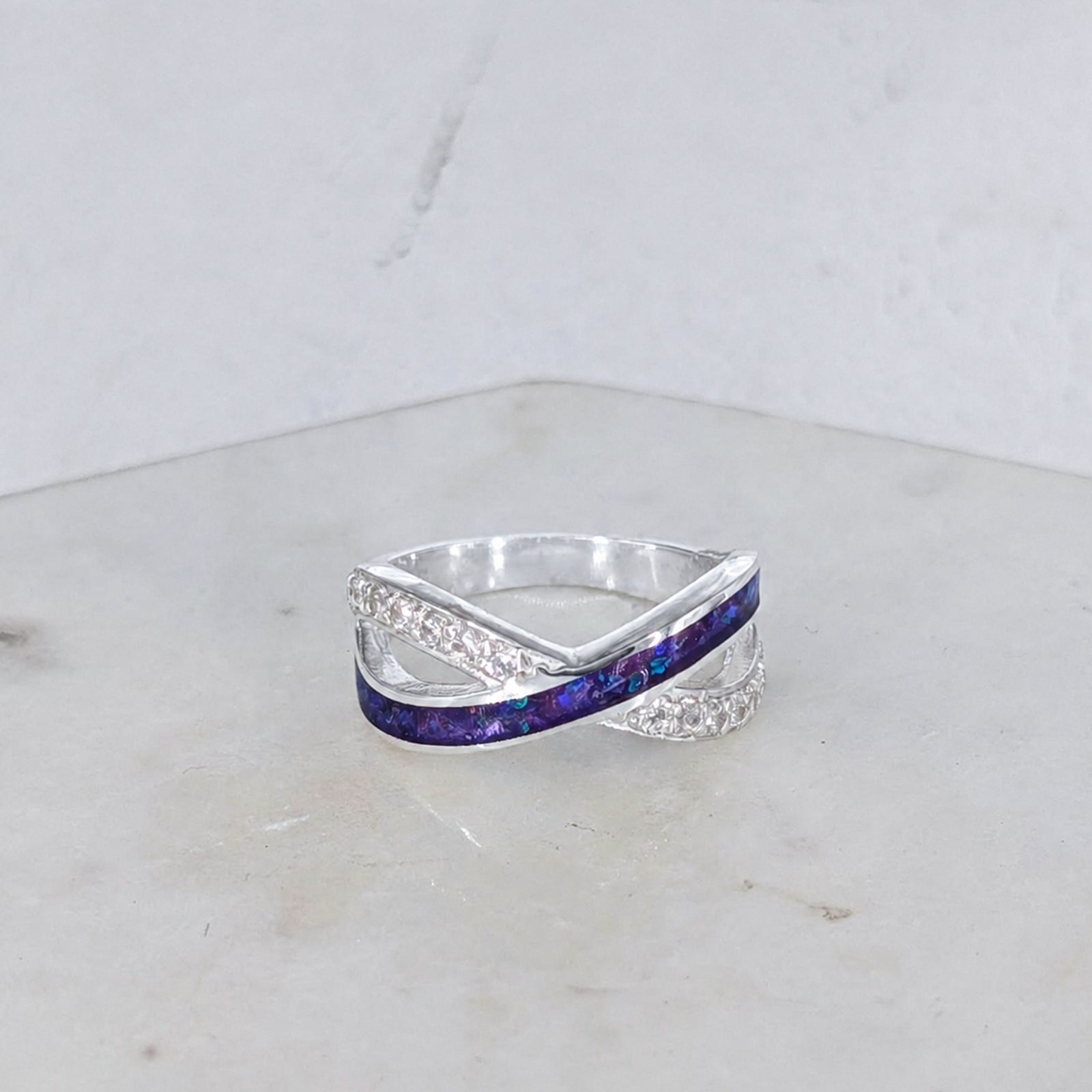 MEMORIAL ASHES 'INFINITY' RING