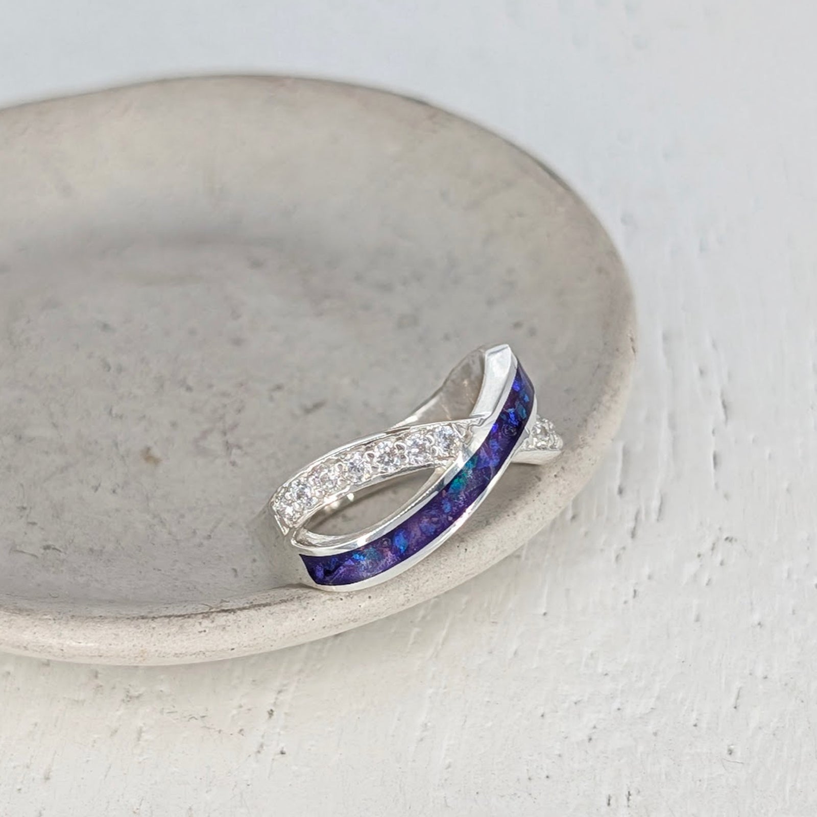 MEMORIAL ASHES 'INFINITY' RING