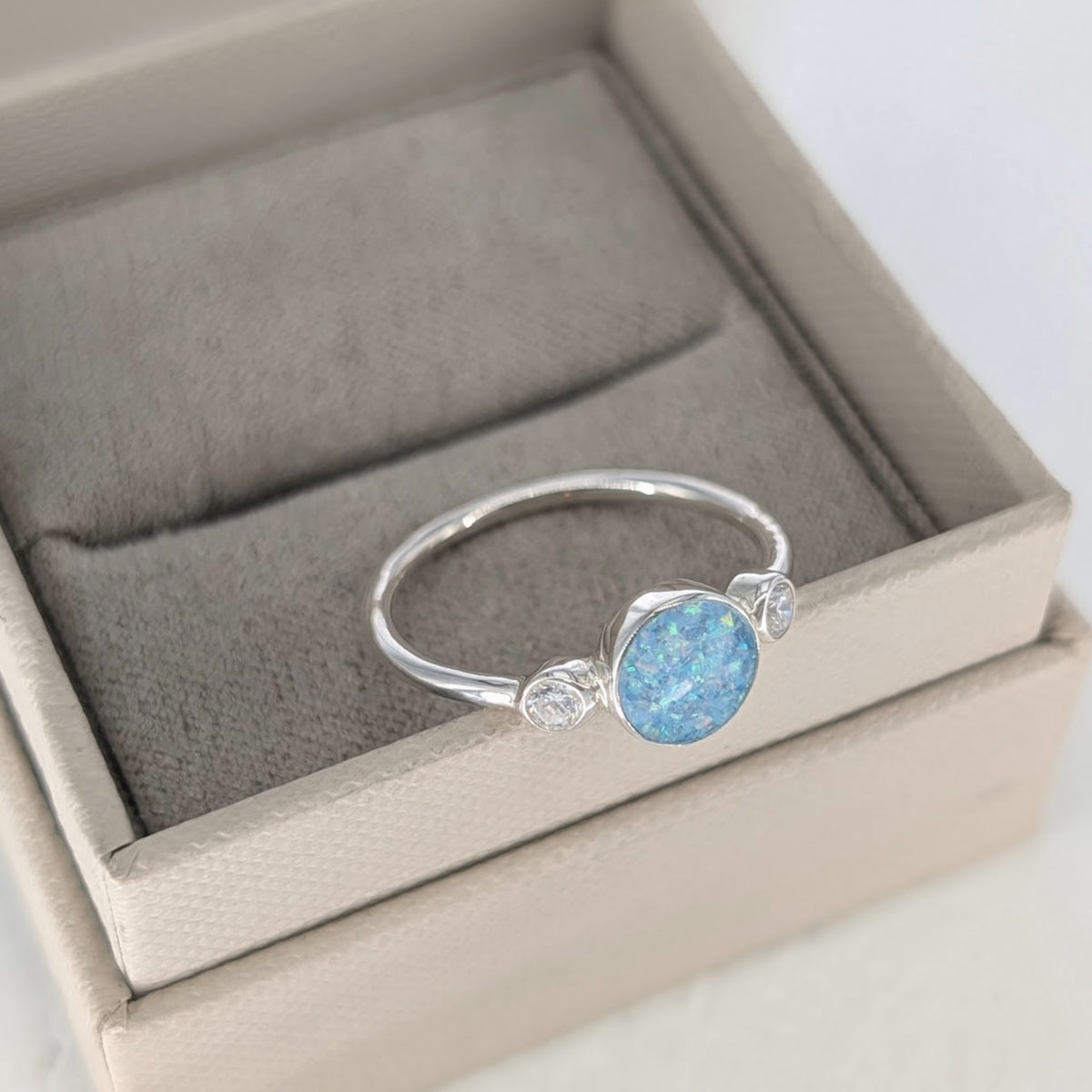 MEMORIAL ASHES 'ORBIT' RING