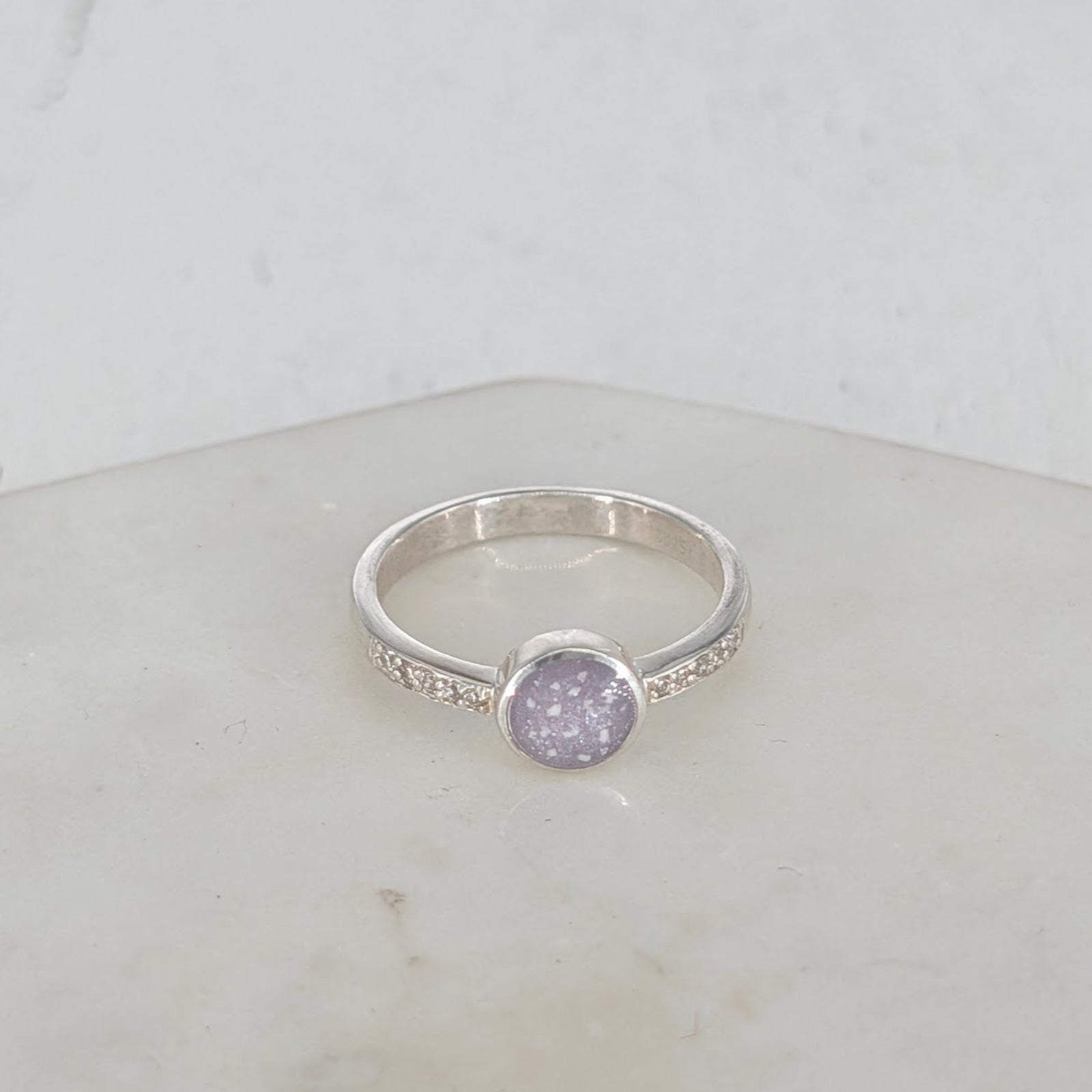 MEMORIAL ASHES 'STARLIGHT' RING