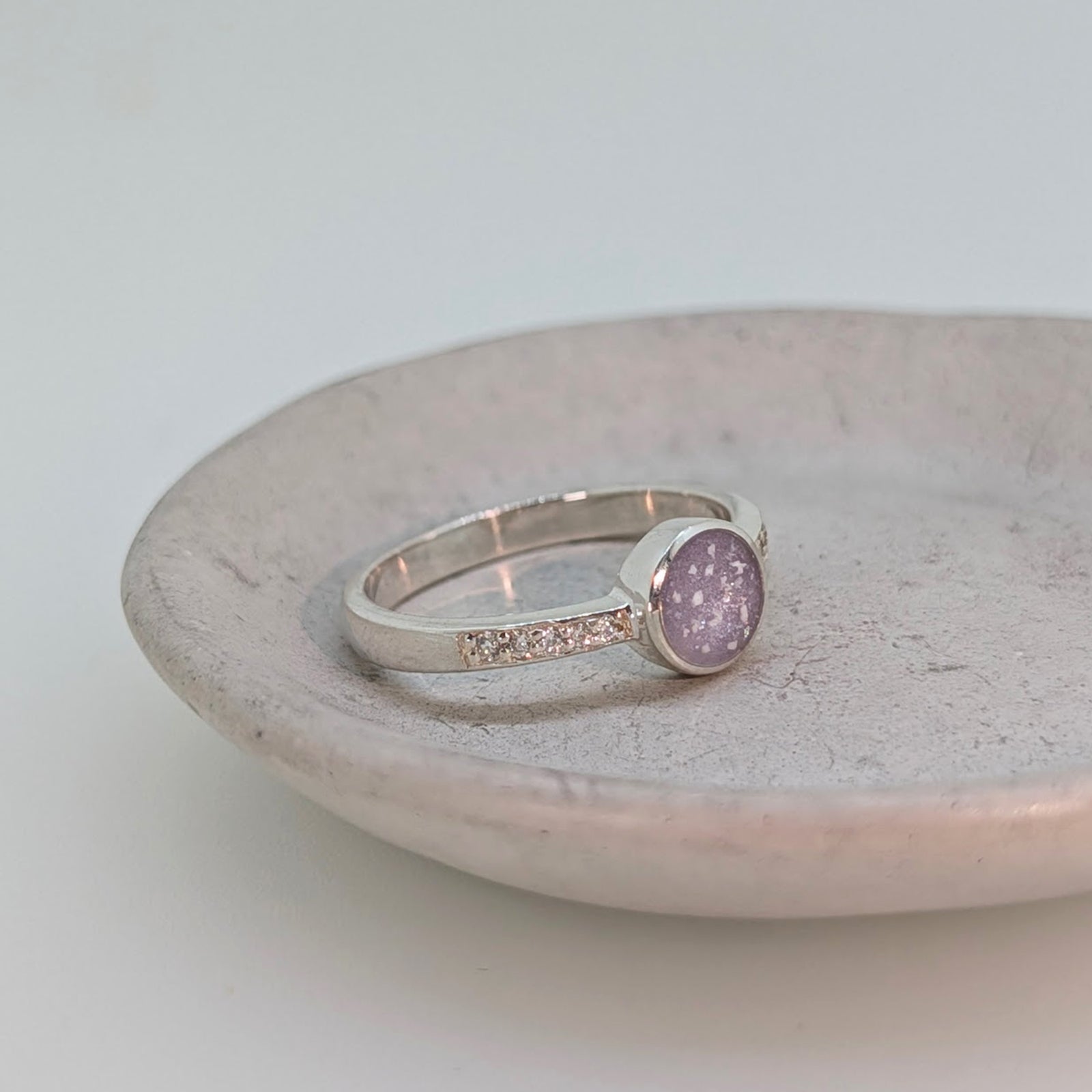 MEMORIAL ASHES 'STARLIGHT' RING