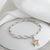 Memorial Ashes Silver Charm Bracelet | Star