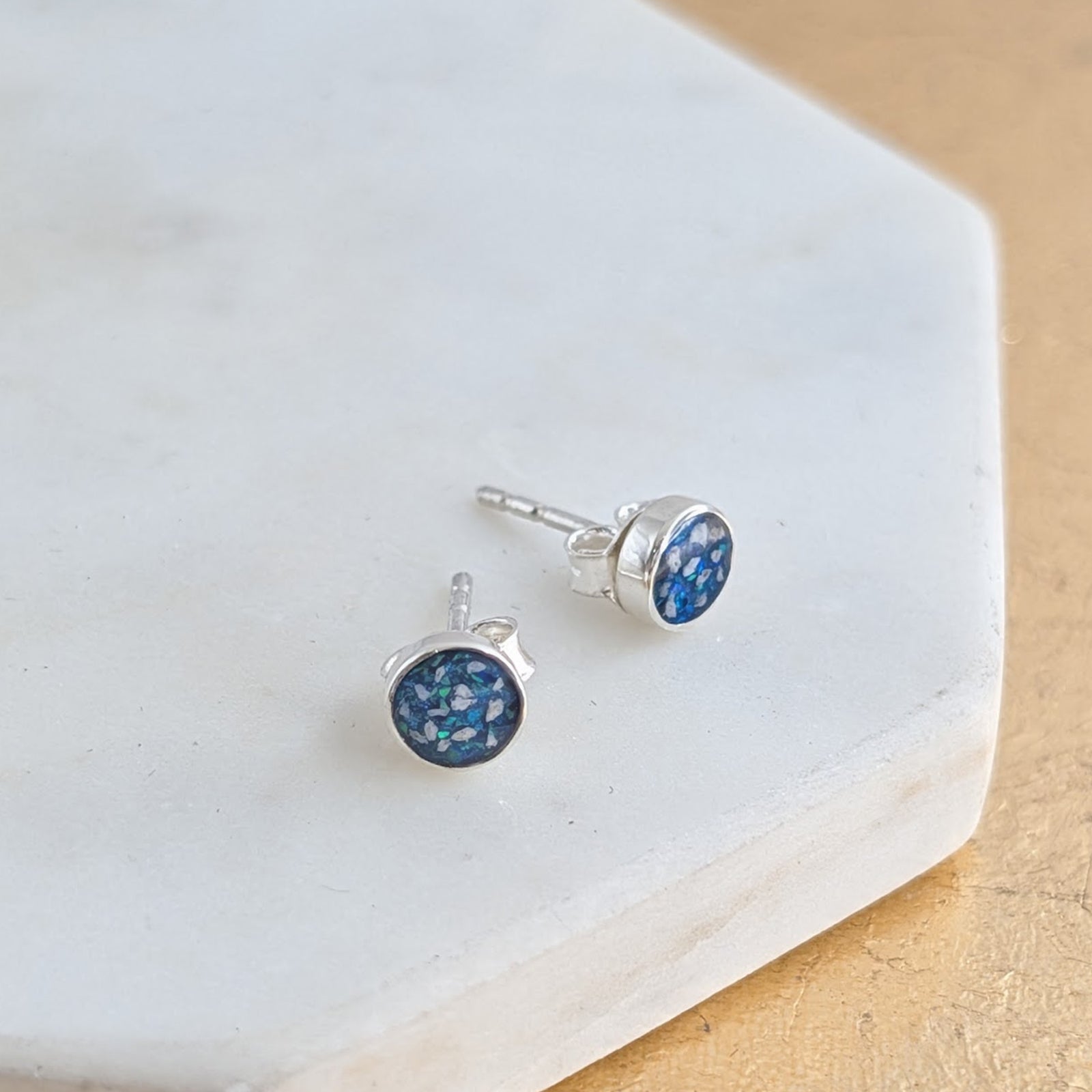 Memorial Ashes Stud Earrings