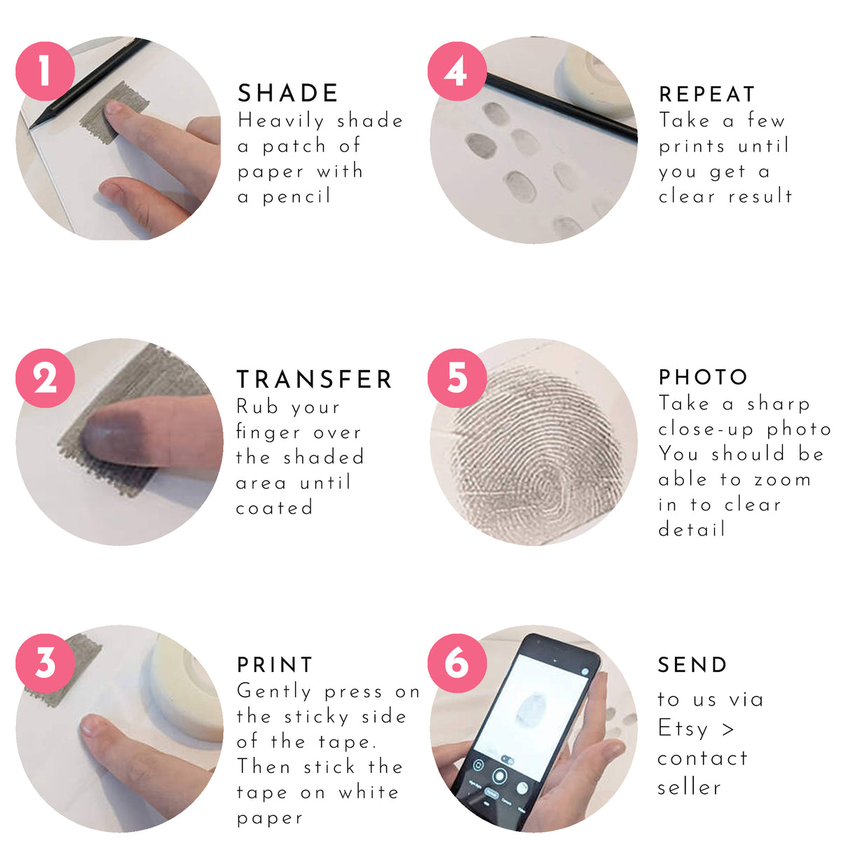 FINGERPRINT IMPRESSION SOFT DROPLET CHARM