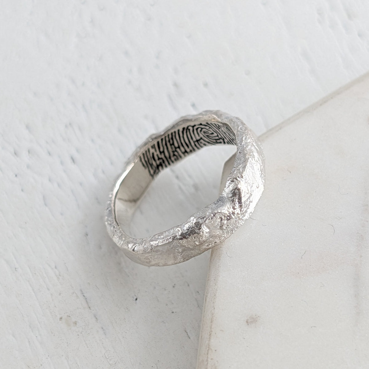 Memorial Fingerprint Ring