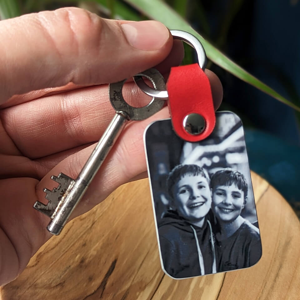 personalised photo keyring | Dad Grandad | Father's Day Gift