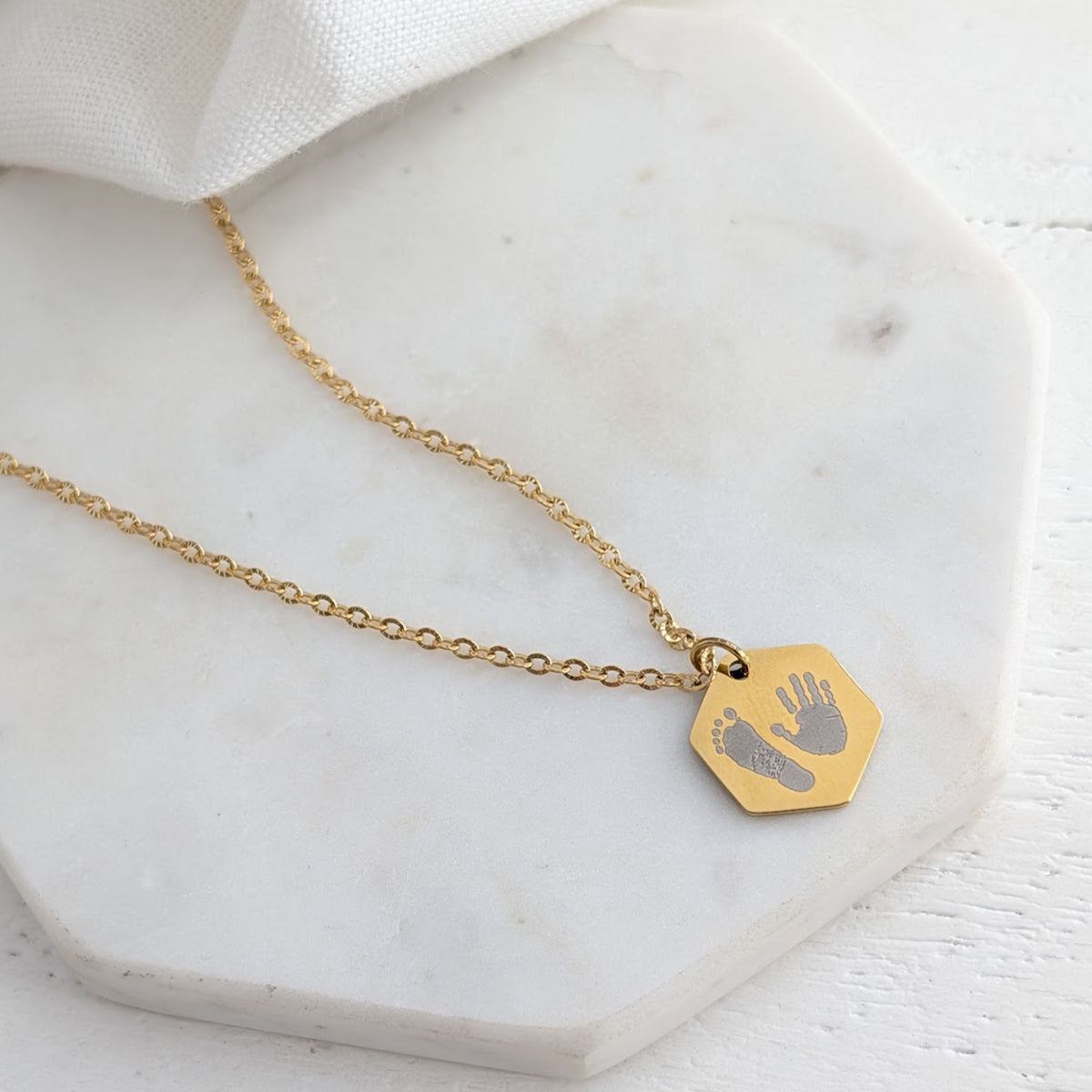 Affordable chep baby handprint footprint jewellery gift