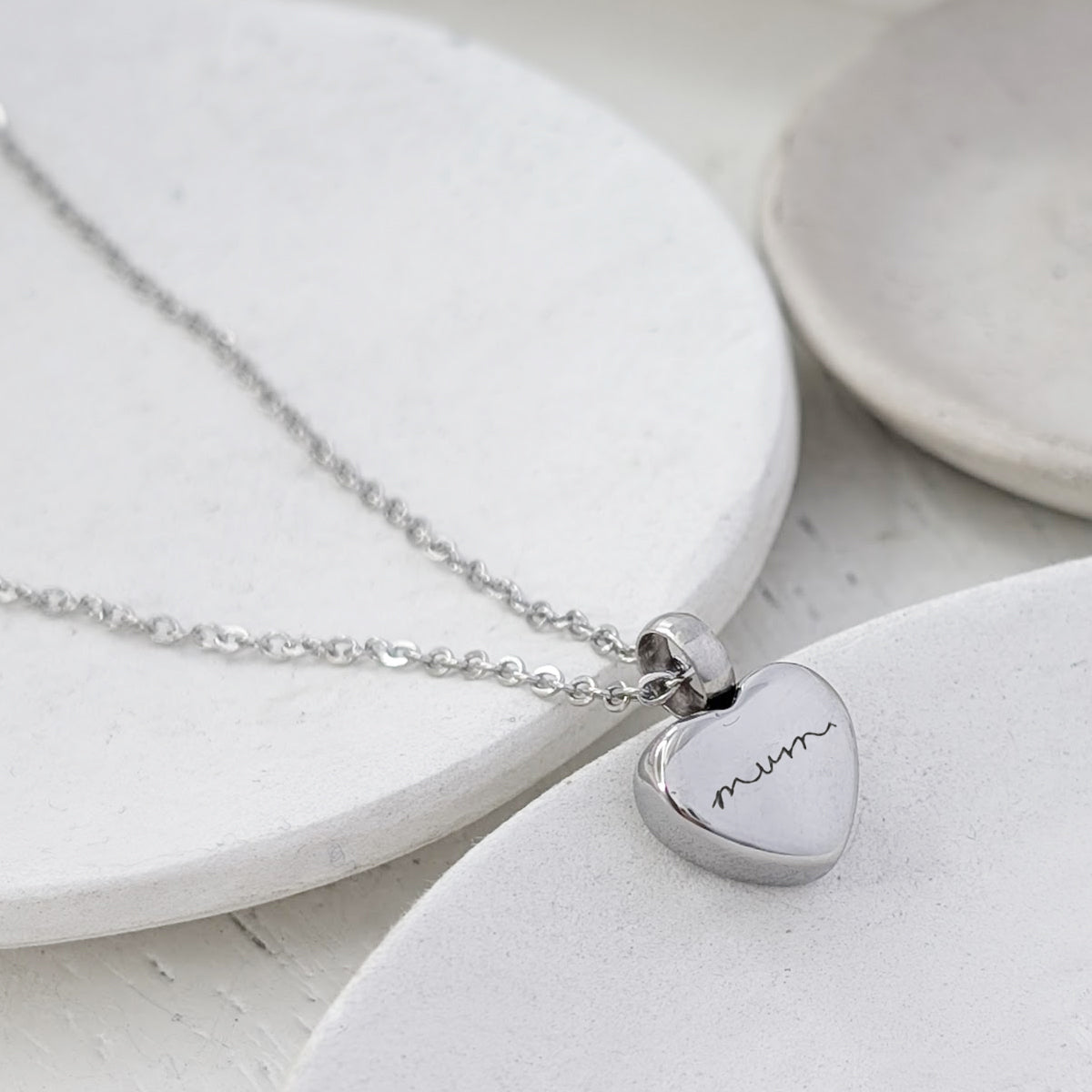 Cremation Ashes Heart Urn Necklace