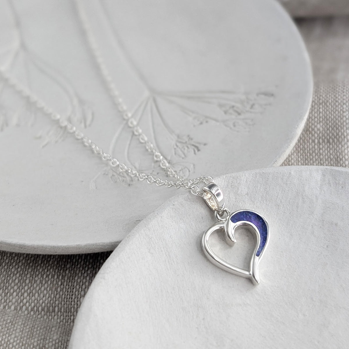 Eternal Heart Memorial Ashes Necklace