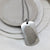 FINGERPRINT STEEL DOG TAG NECKLACE