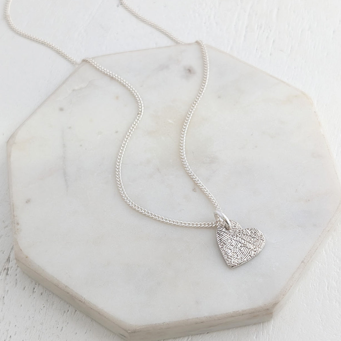 FINGERPRINT HEART CHARM