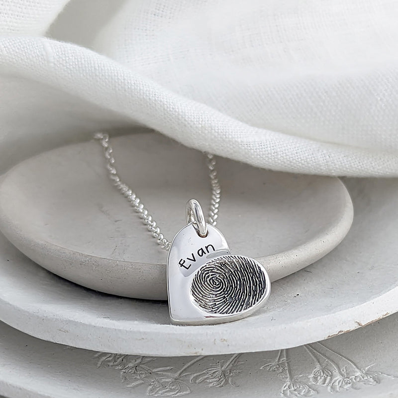 Fingerprint Jewellery | Your true fingerprints in silver and gold ...