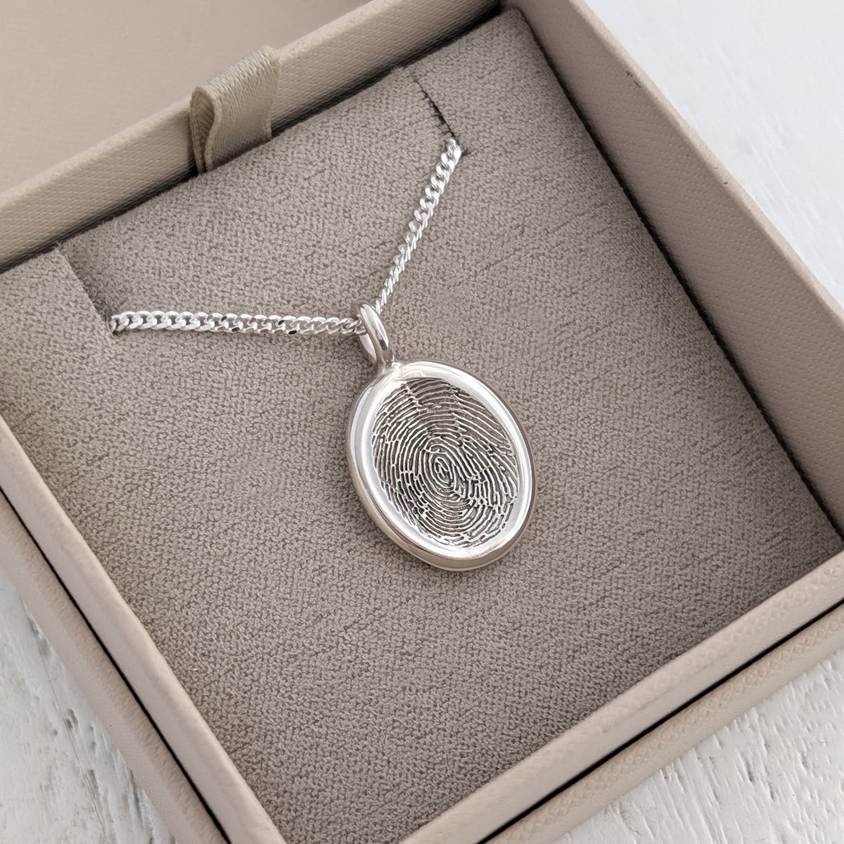 Fingerprint Jewellery handmade in the UK