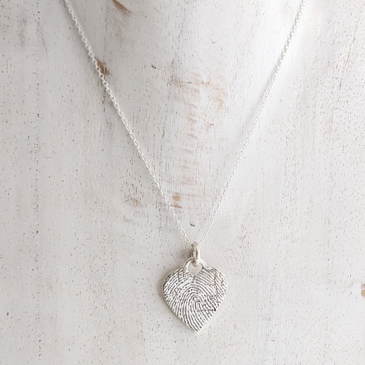 Memorial fingerprint jewellery