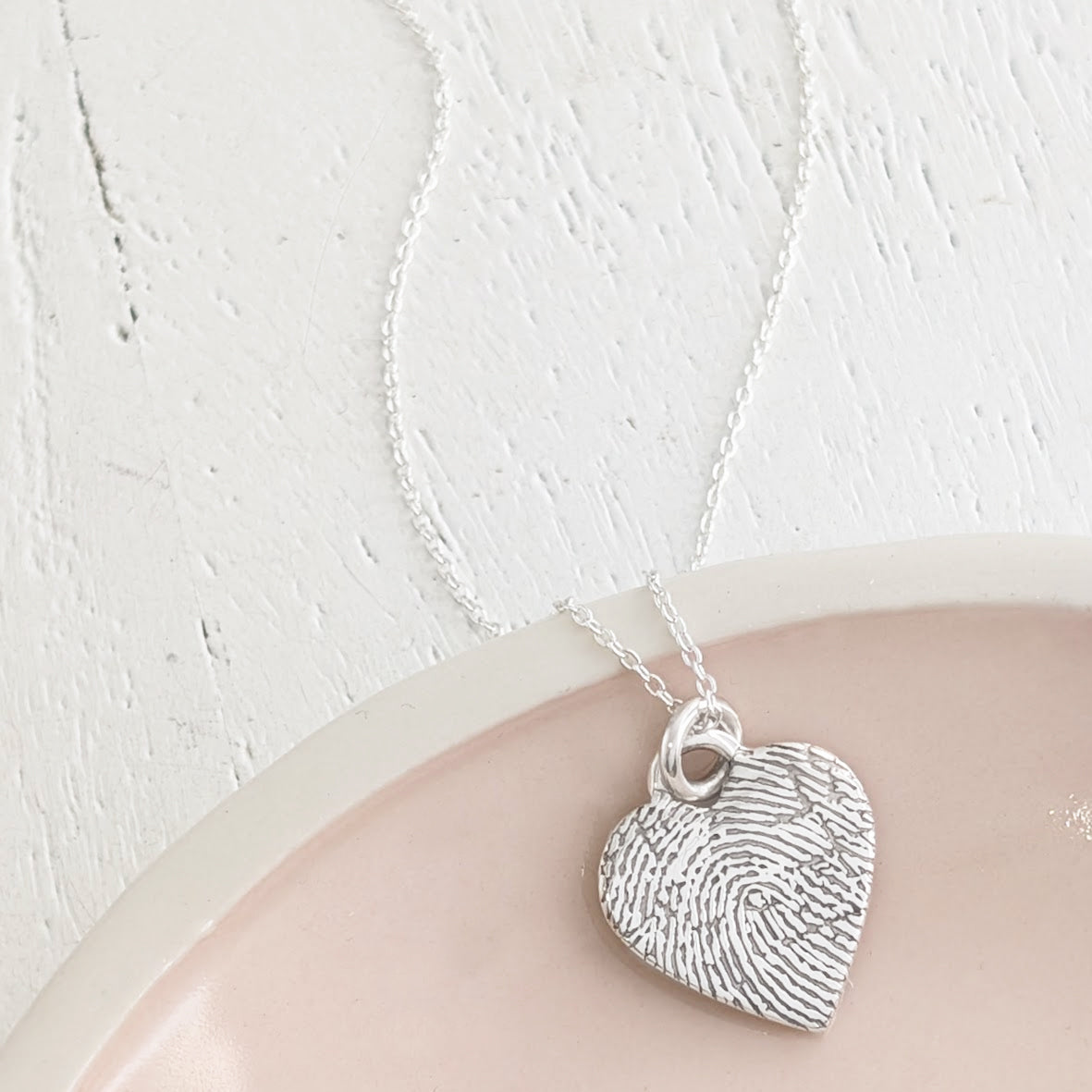Fingerprint keepsake jewellery