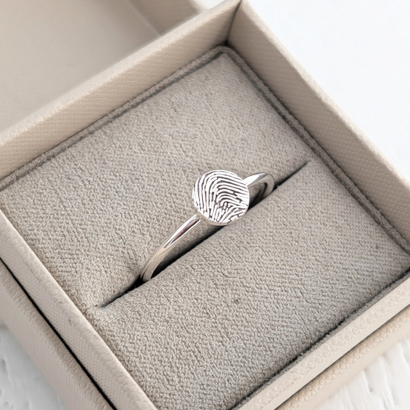 Handmade Fingerprint Ring