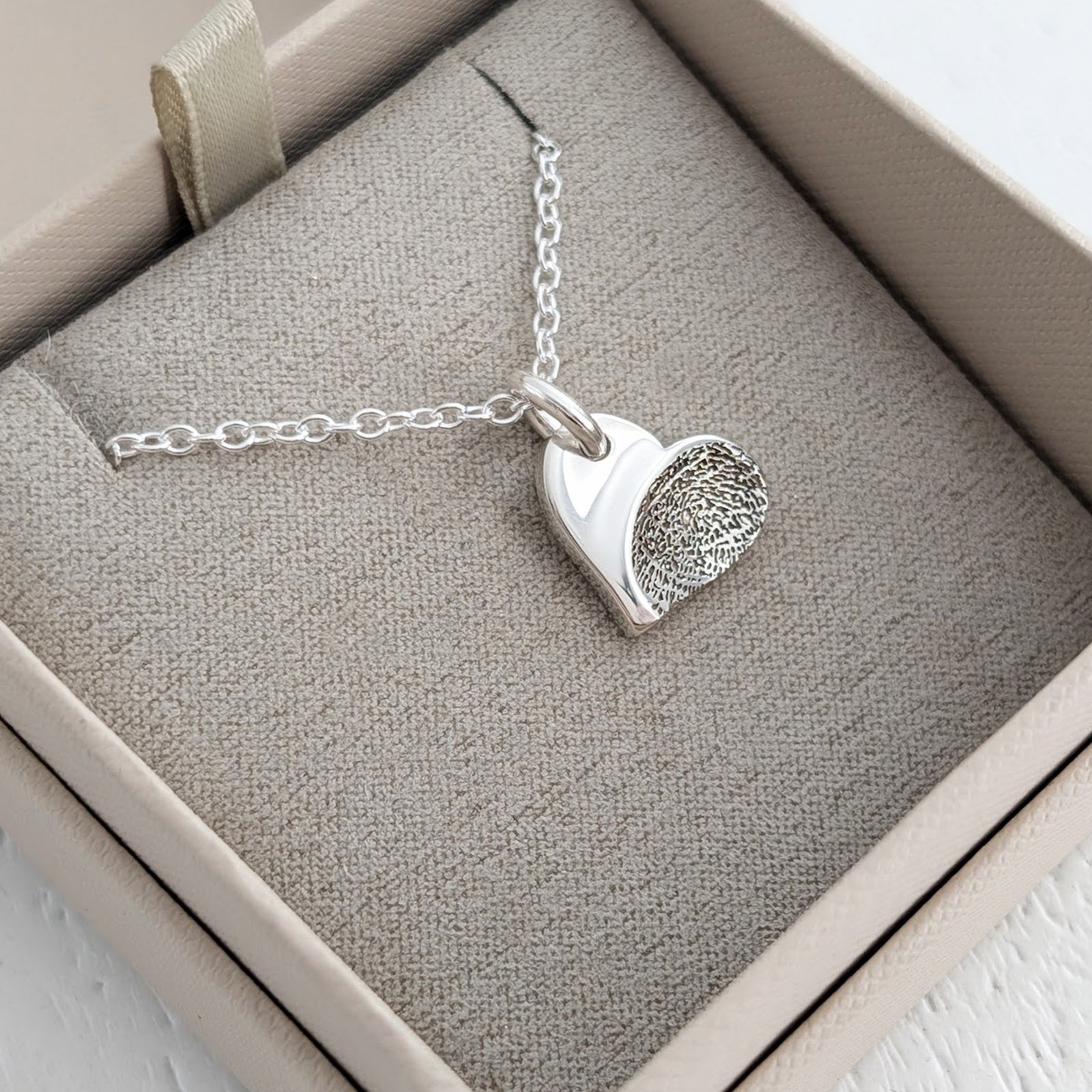 Fingerprint Jewellery - handmade in the UK