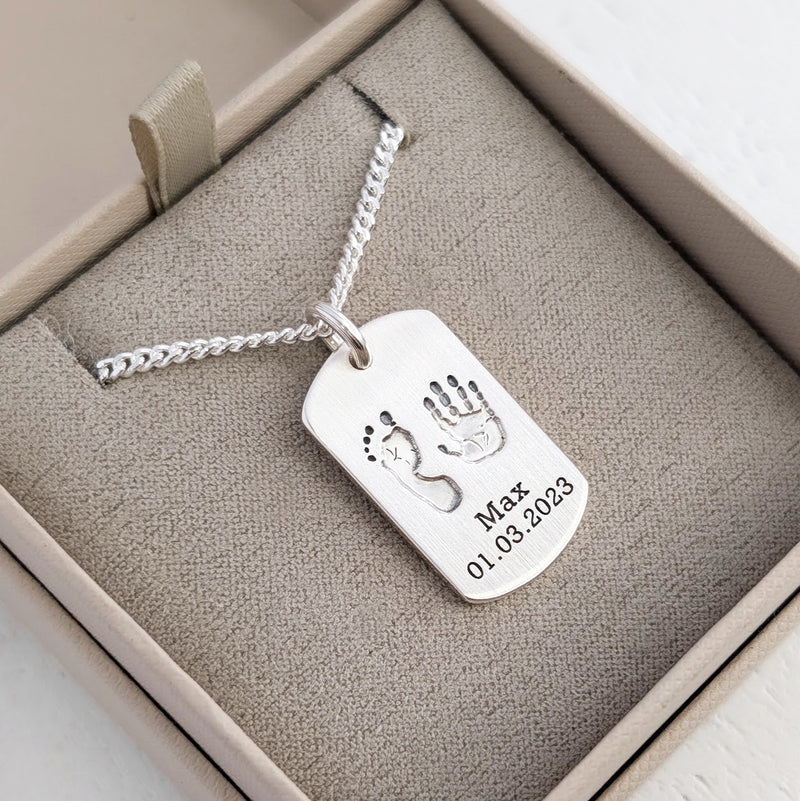 MENS HANDPRINT JEWELLERY