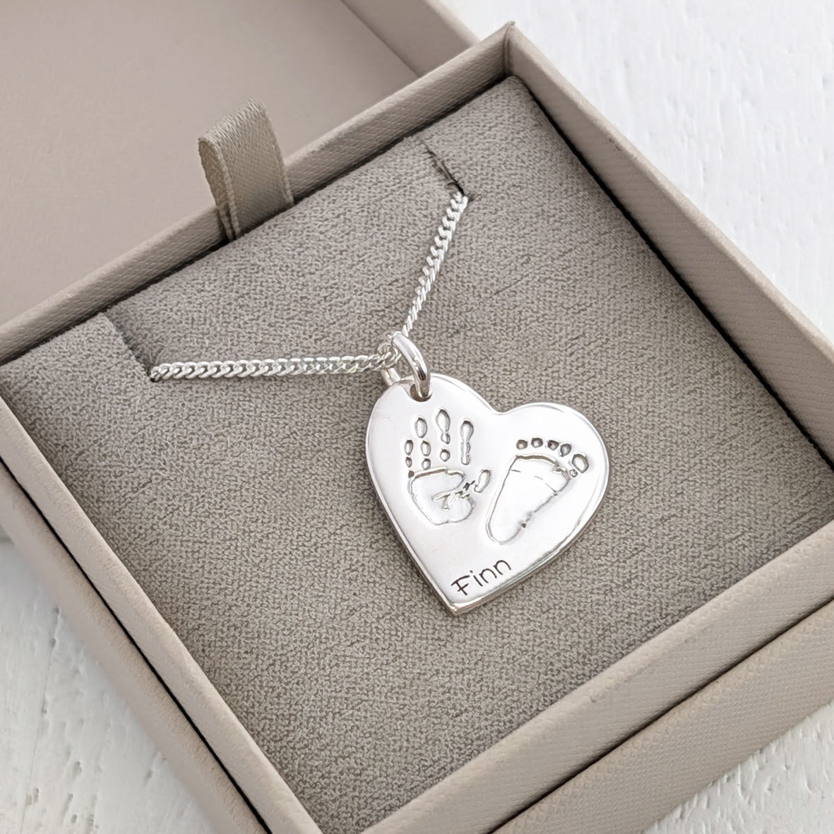 Personalised Baby Handprint and Footprint Jewellery
