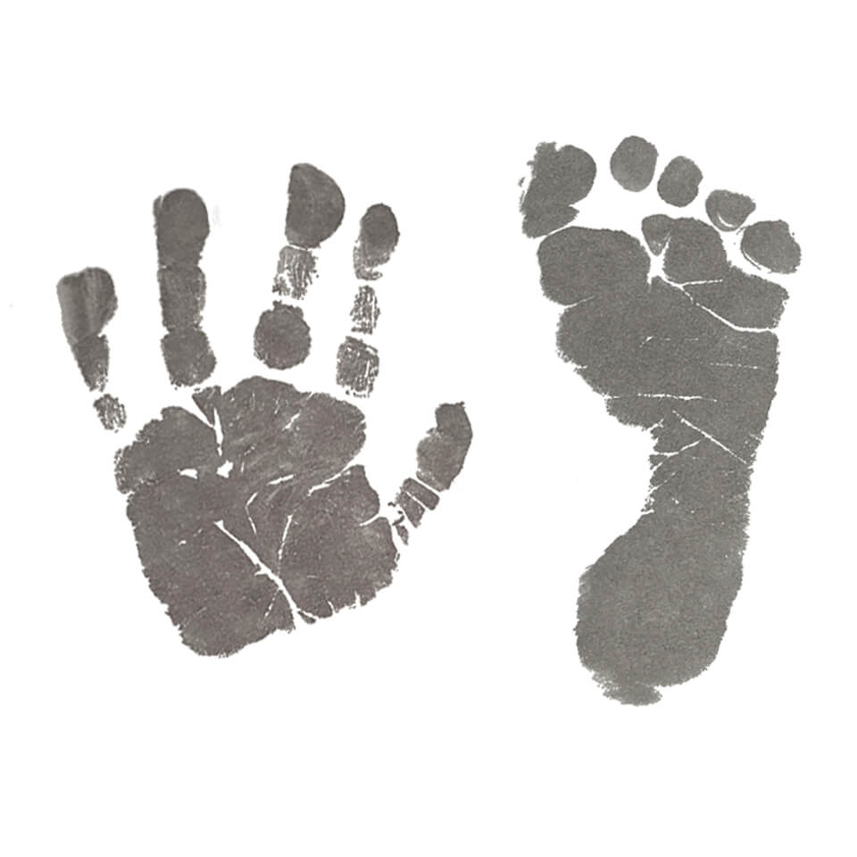 Baby handprint and footprint kits and Memorial Fingerprint kits