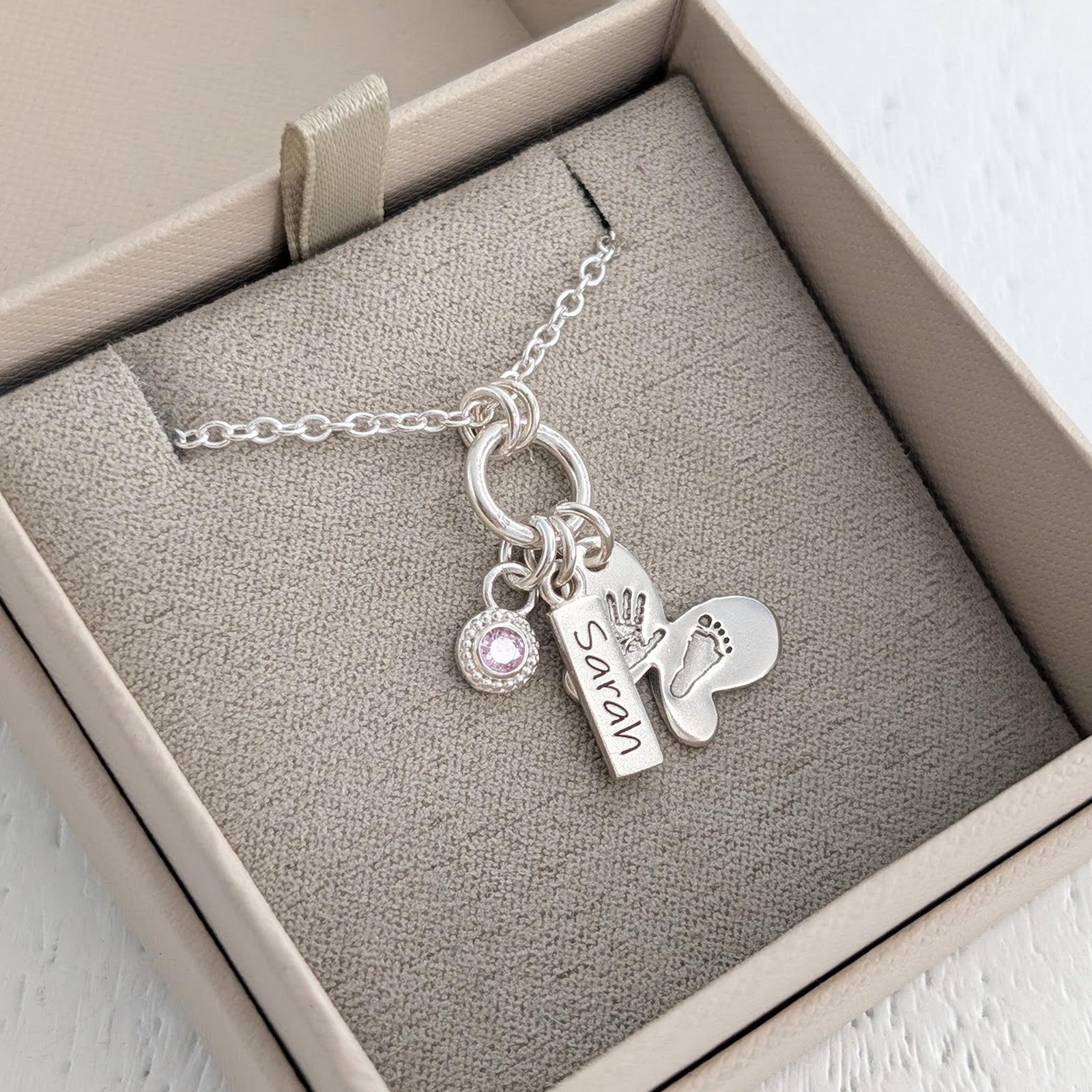 BUTTERFLY HANDPRINT & FOOTPRINT MEMORY CLUSTER