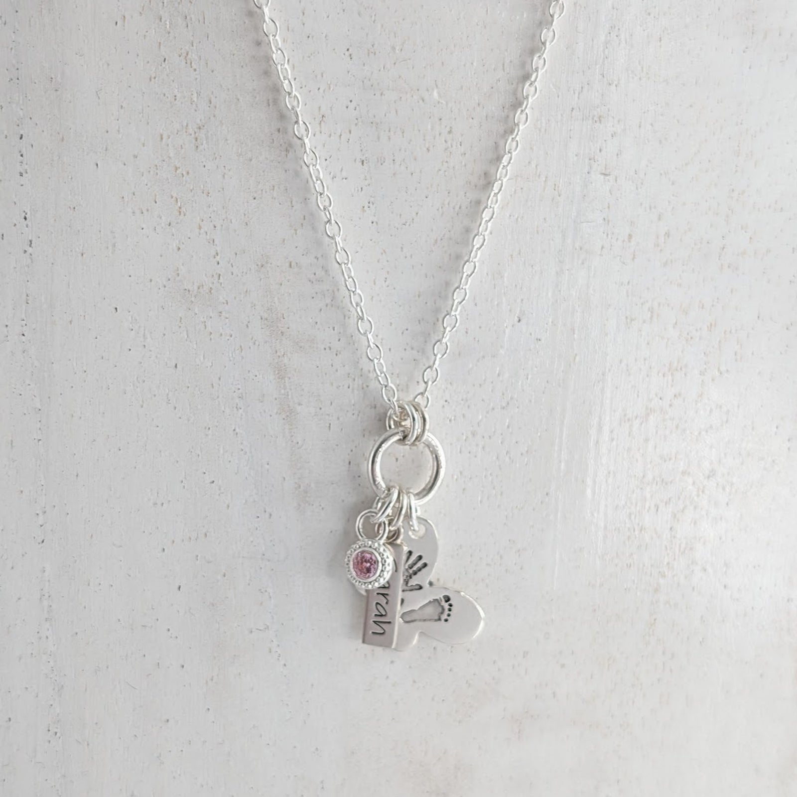 BUTTERFLY HANDPRINT & FOOTPRINT MEMORY CLUSTER