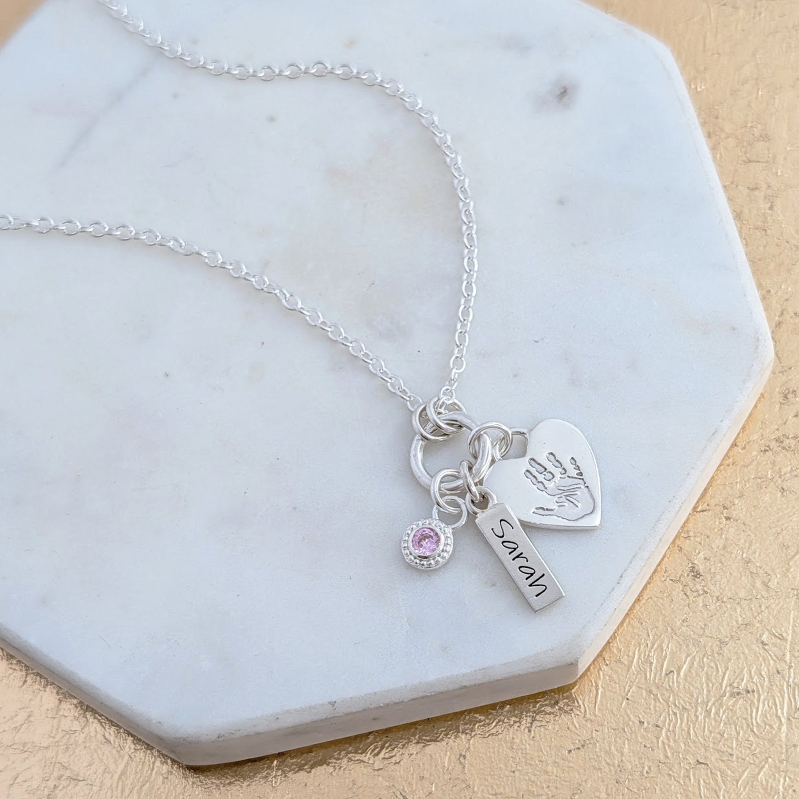 Baby Handprint and footprint gift idea for new Mum