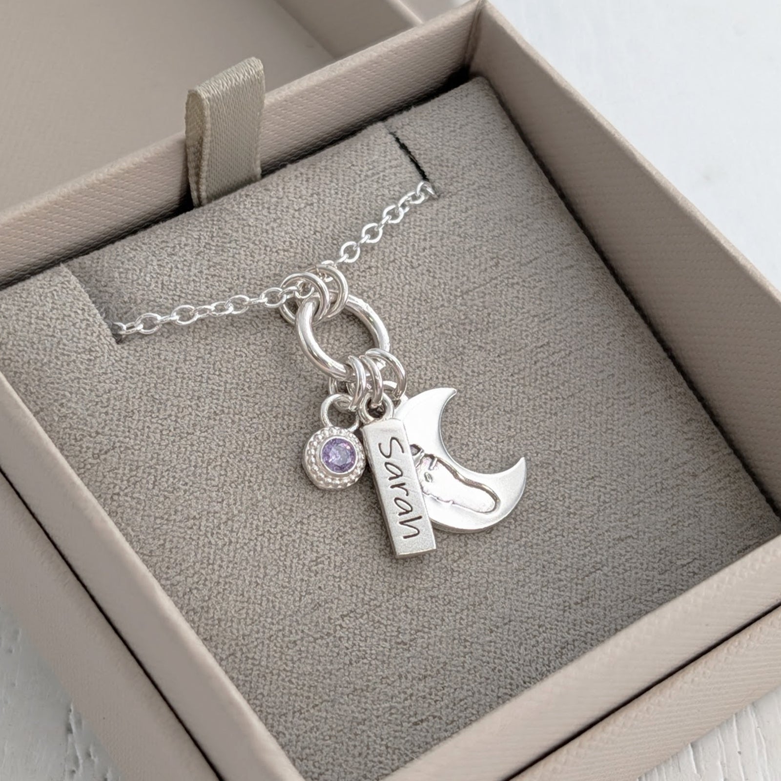 Baby Handprint and Footprint Keepsake Jewellery - handmade in sterling silver in the UK