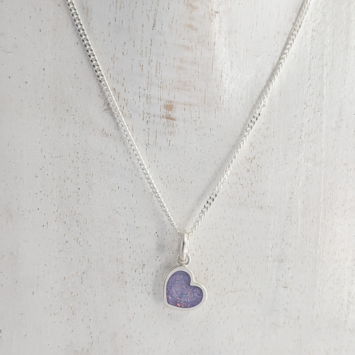 MEMORIAL ASHES HEART DANGLE CHARM