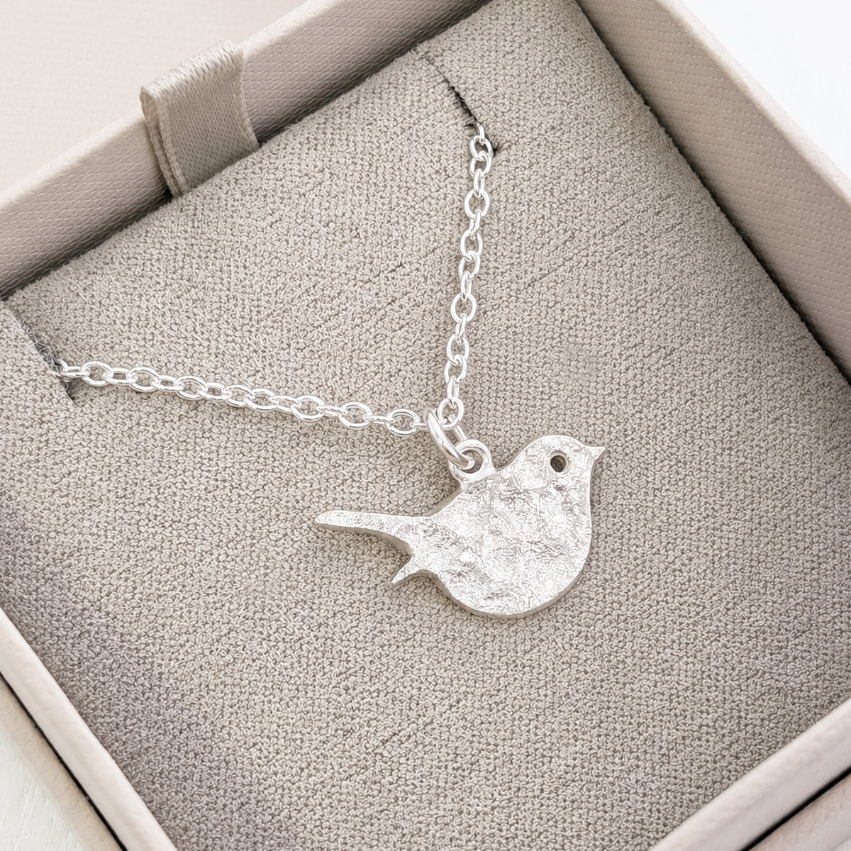 memorial ashes robin charm necklace or pendant