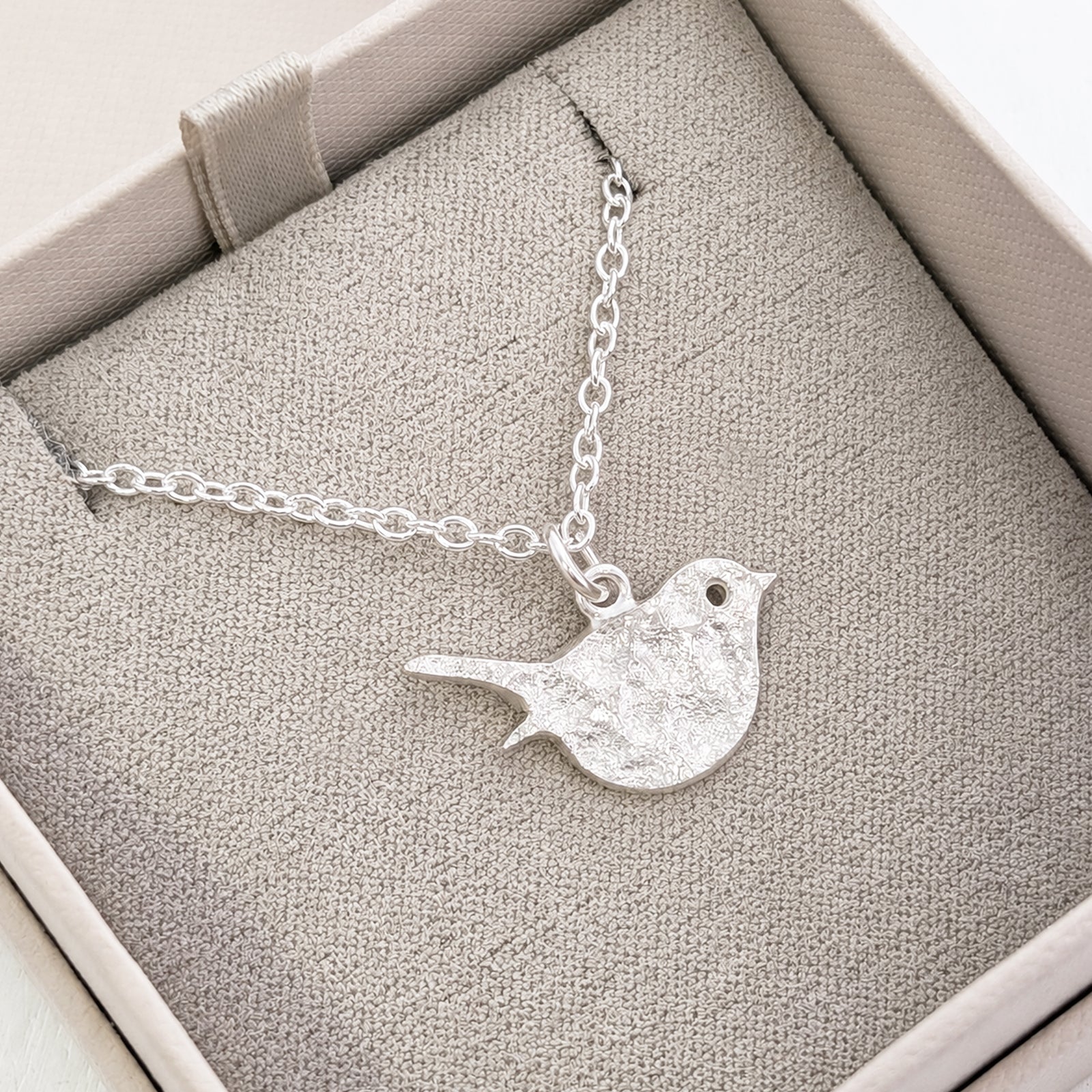 memorial ashes robin charm necklace or pendant