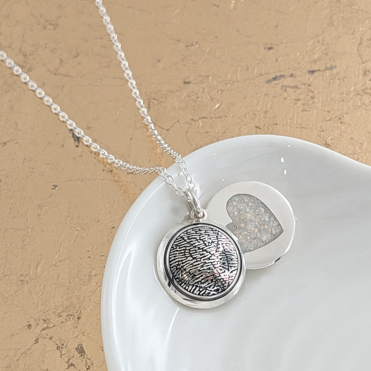 Memorial Ashes Fingerprint Jewellery