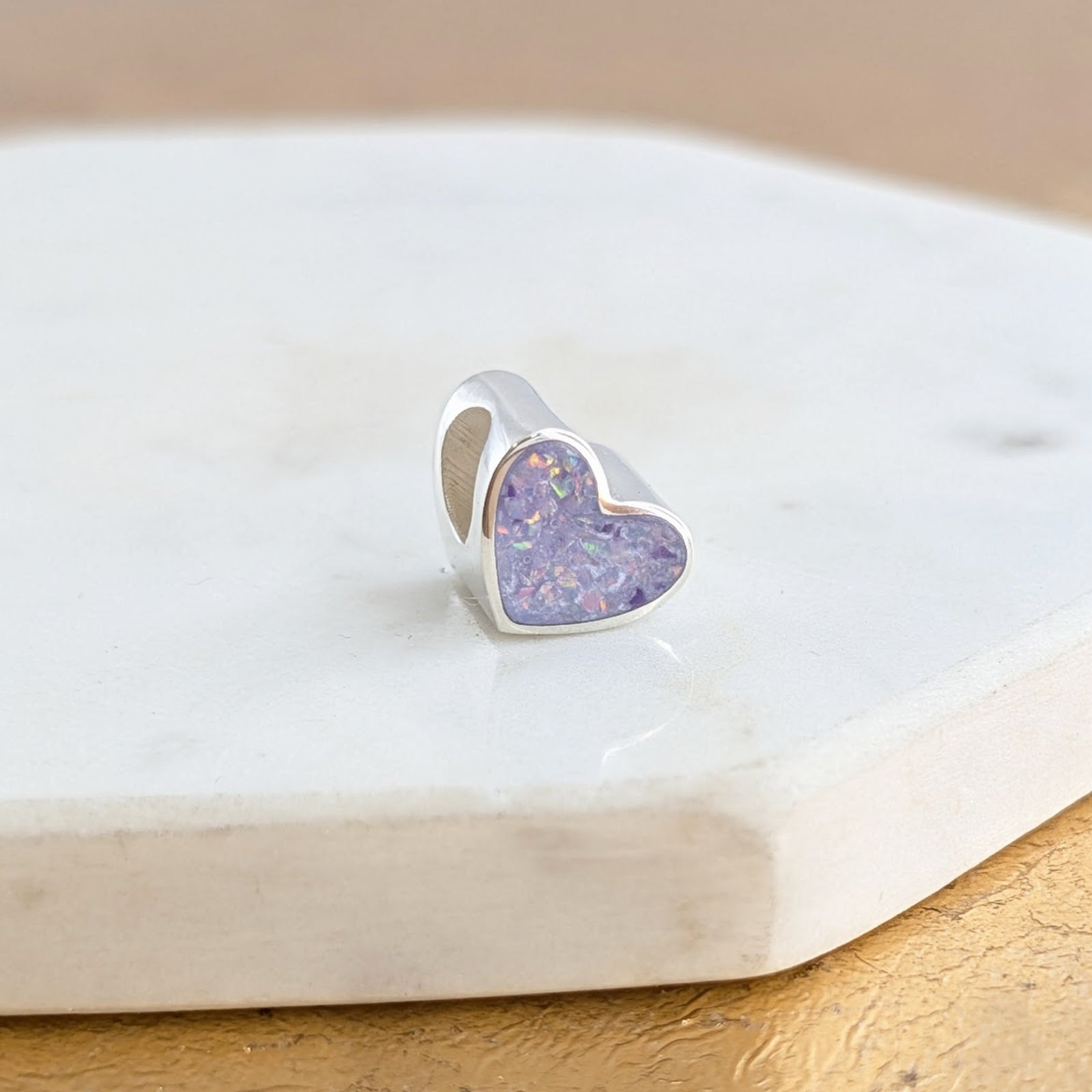 Cremation Ashes Charm Bead