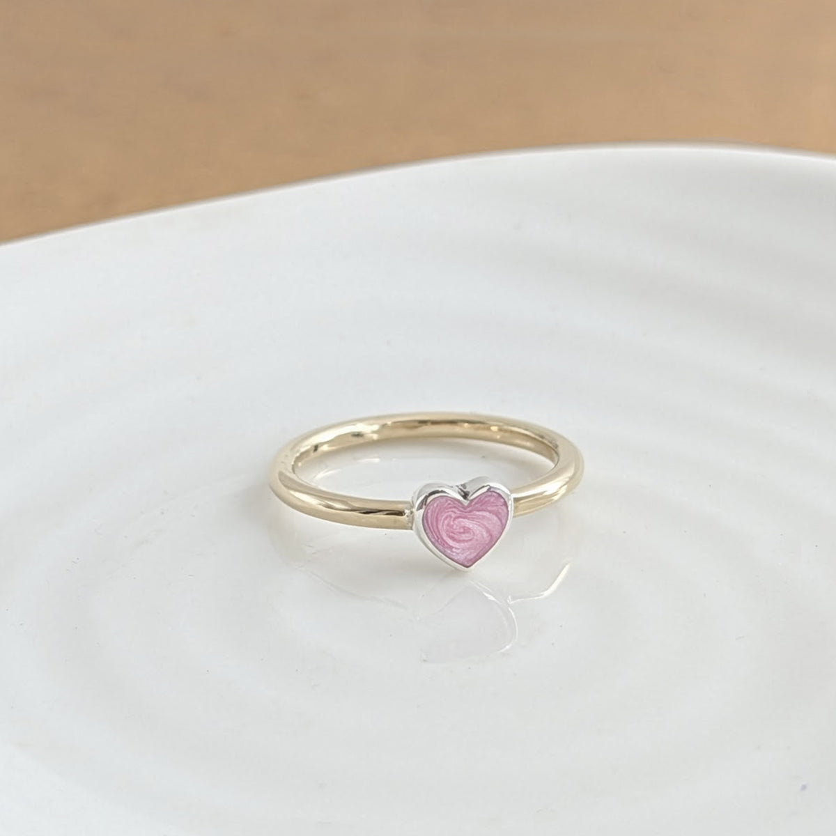 MEMORIAL ASHES HEART RING