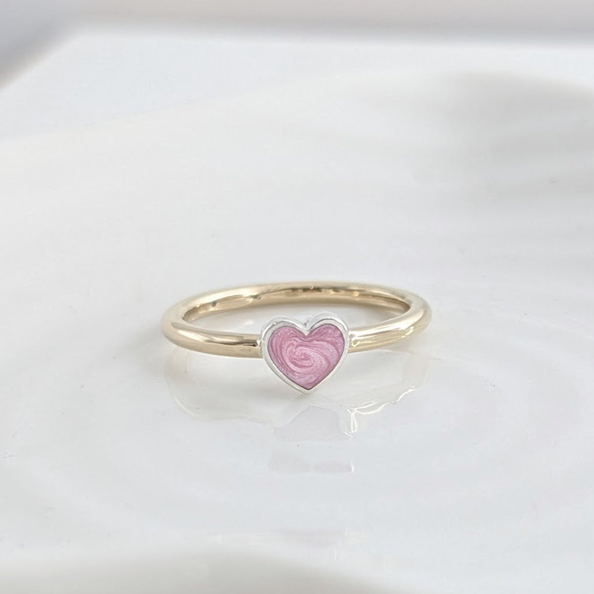 MEMORIAL ASHES HEART RING