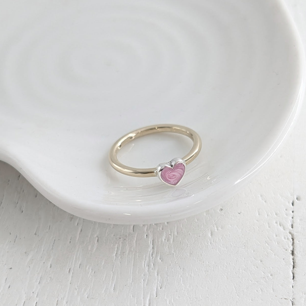 MEMORIAL ASHES HEART RING
