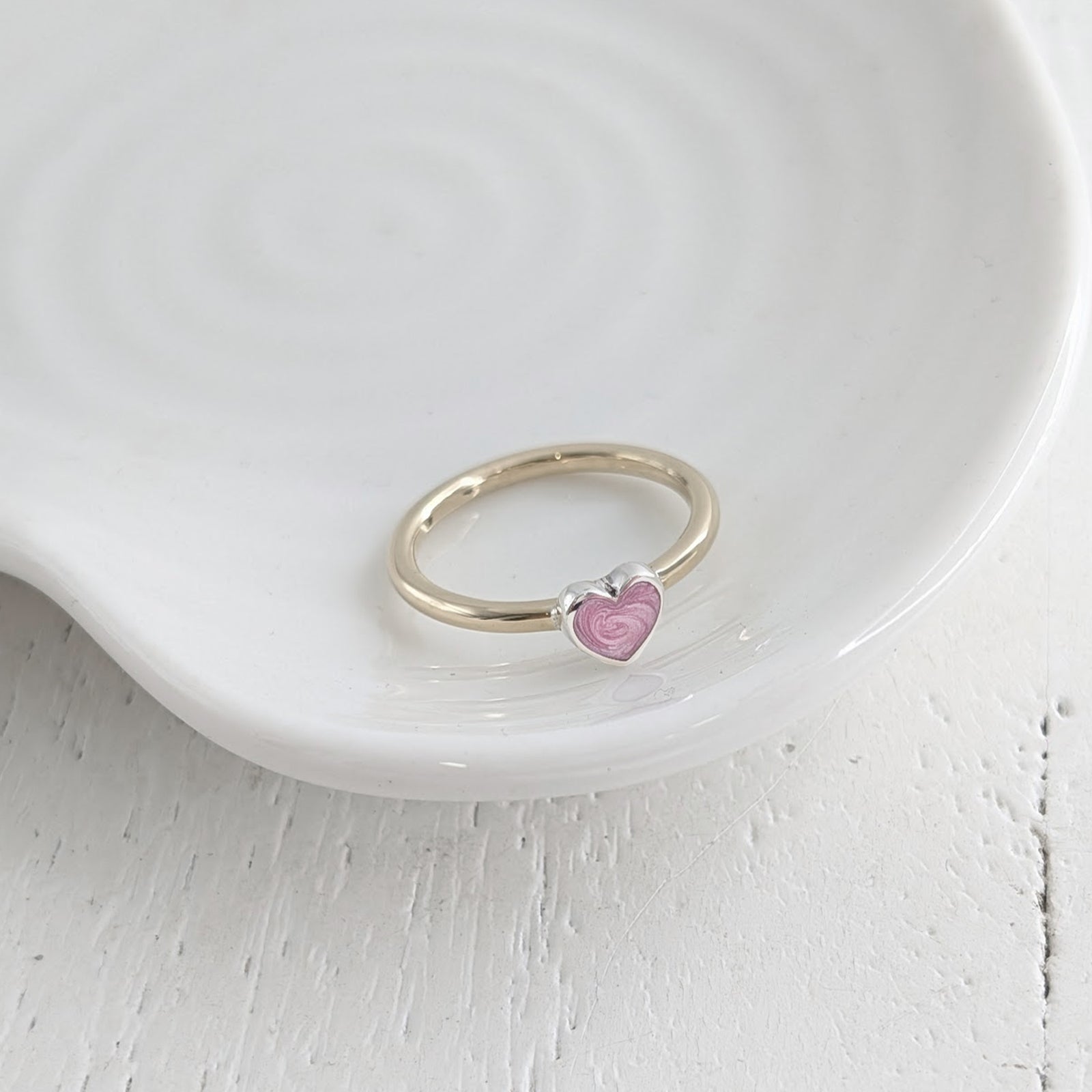 MEMORIAL ASHES HEART RING